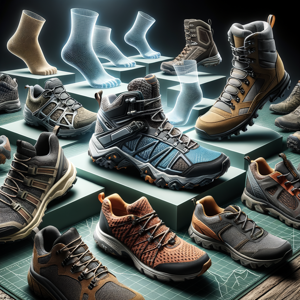 Showcase of the latest innovations in breathable hiking shoes, featuring advanced breathable footwear for outdoors and new hiking shoe technology.