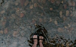 Wearing Shoes in the Water