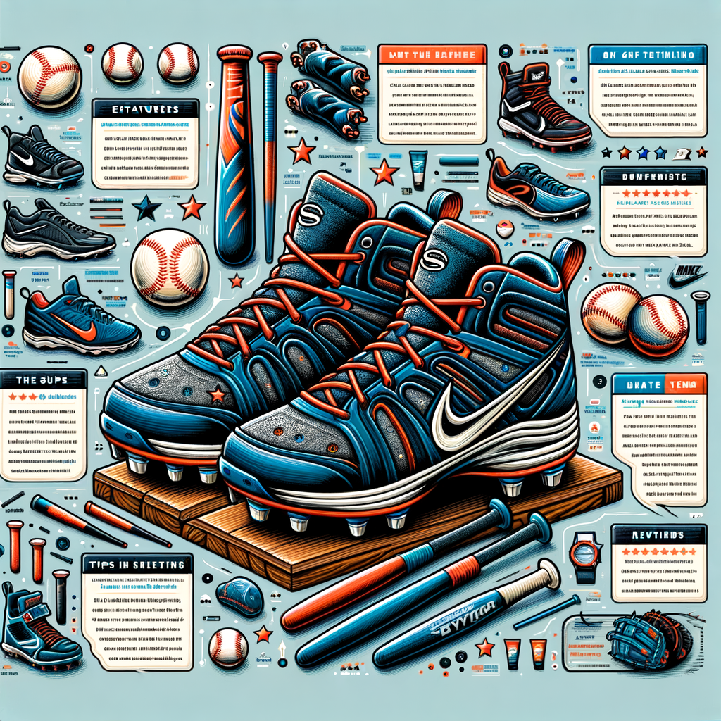 Visual guide of top-rated Softball Cleats Brands, showcasing Softball Cleats Types, Features, and Comparison for the Best Softball Cleats Review and Buying Softball Cleats Tips.