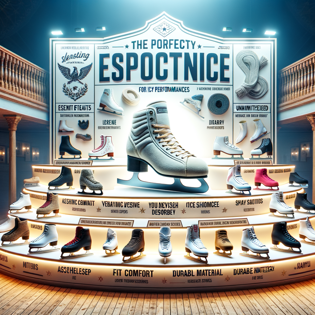 Top-rated ice skating shoe brands showcasing the best shoes for ice skating, highlighting key features like design, fit, and material for the right ice skating shoe selection.