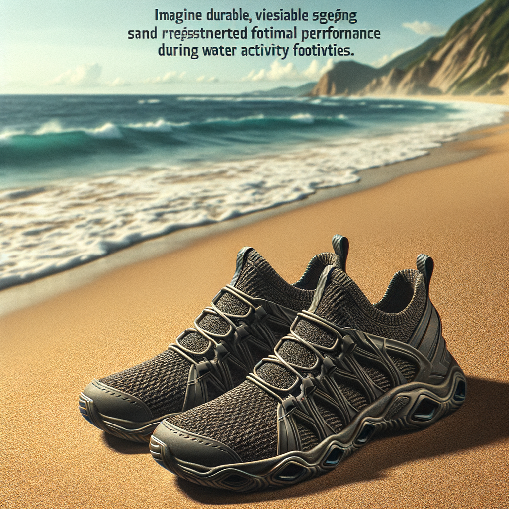 Versatile waterproof shoes for water activities, durable and sand resistant, perfectly designed for beach and sea, showcasing the best choice in water activity footwear.