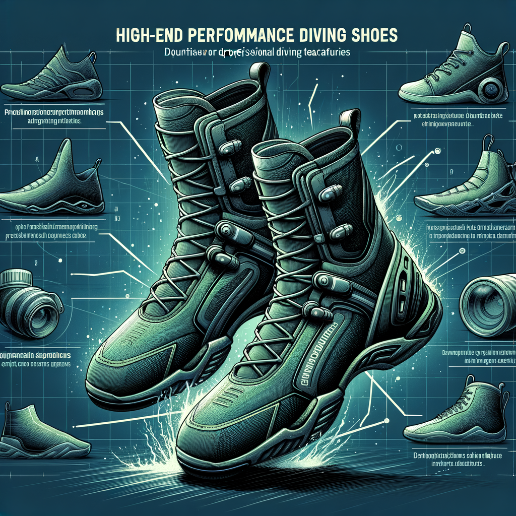 High-performance diving shoes showcasing unique design, material, and quality features, compared with other professional diving shoes for a comprehensive diving shoes review.